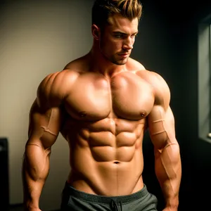 Muscular Men in Fitness Portrait