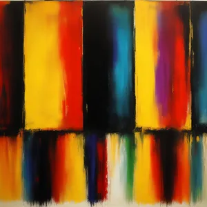 Colorful school supplies with pencils and paintbrush