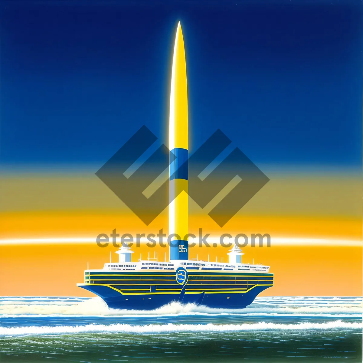 Picture of Celebration on the Ocean: Candlelit Boat