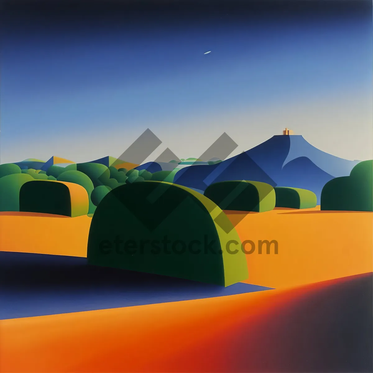 Picture of Skyline Graphic Art Design Sign