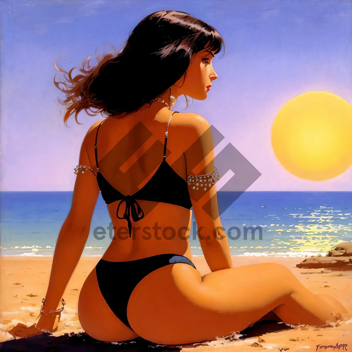 Picture of Exotic Beachwear: Sensual Swimsuit for a Relaxing Vacation
