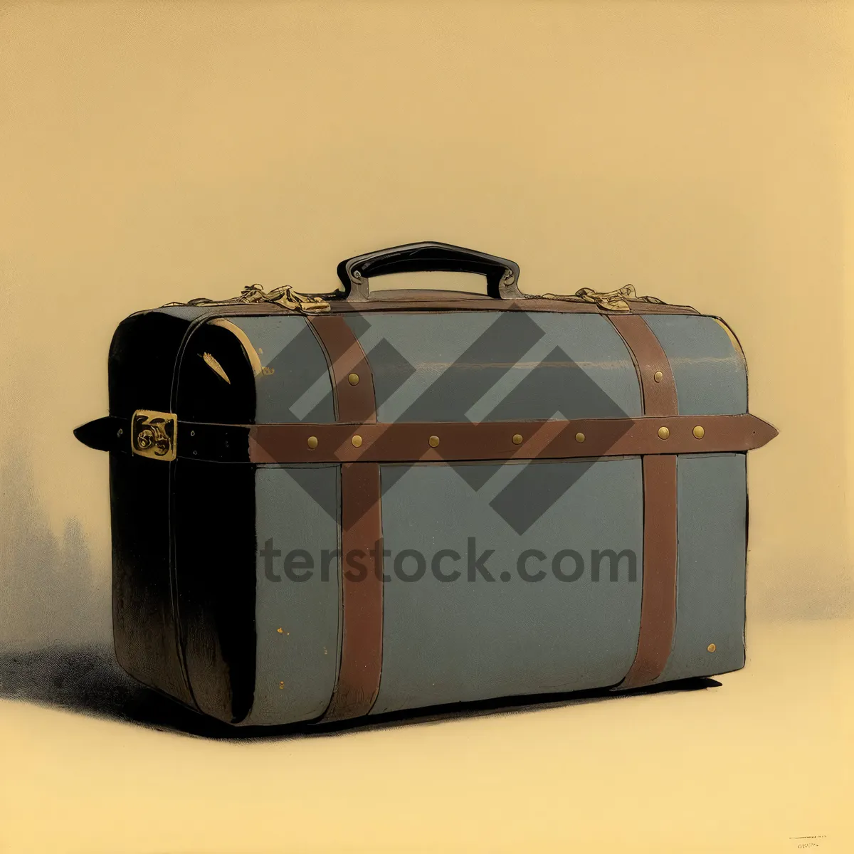 Picture of Vintage Metal Luggage Box