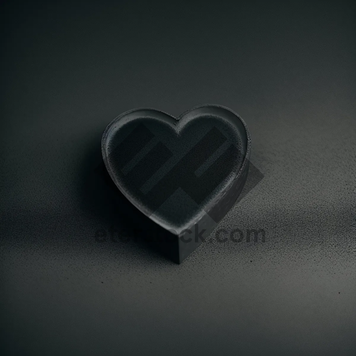 Picture of Black Heart Cup Symbol Drink