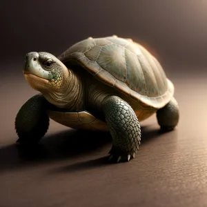 Guardian of the Shell: Adorable Terrapin Turtle