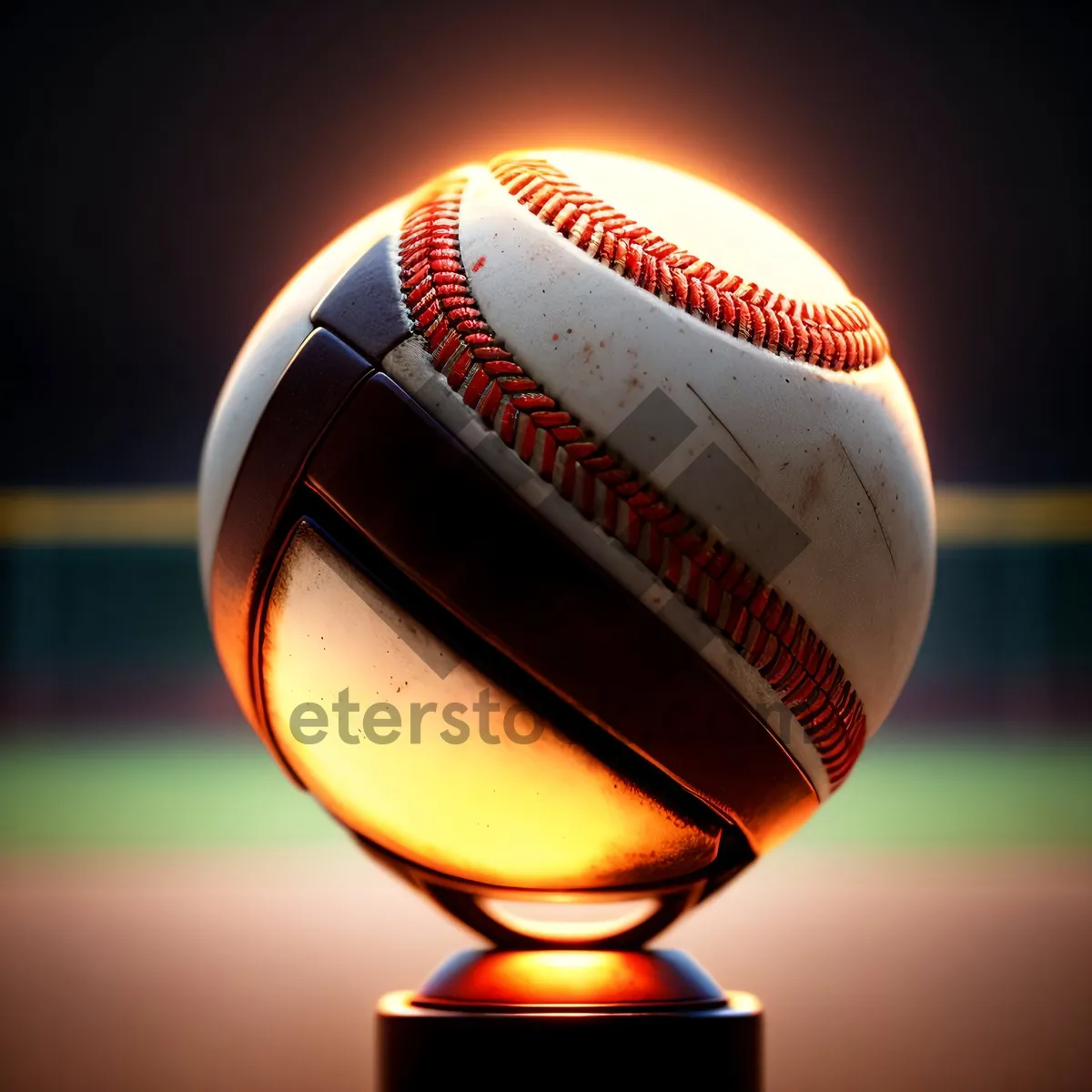 Picture of Stitch Ball - Glass Baseball Equipment in Competitive Sphere