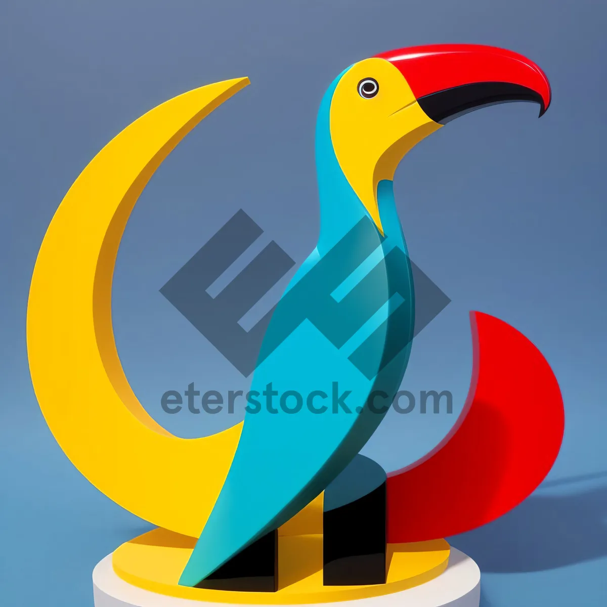 Picture of Dodo Symbol in 3D Art Icon