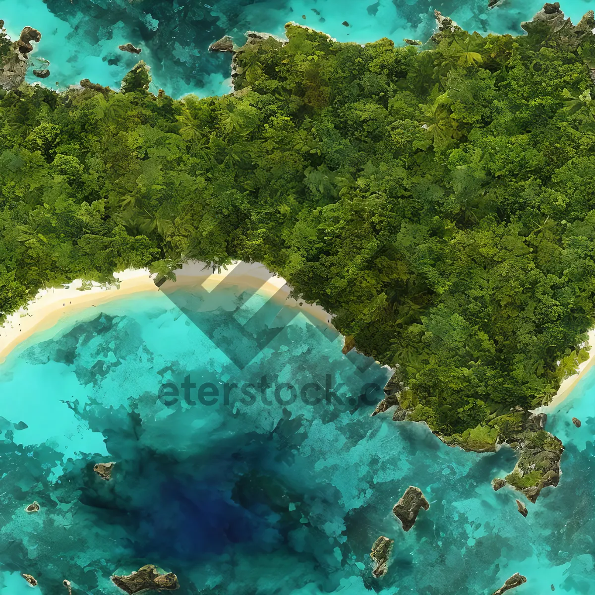 Picture of Tropical Coral Reef: Vibrant Underwater Paradise