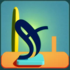 Annual Business Symbol - 3D Icon Sign