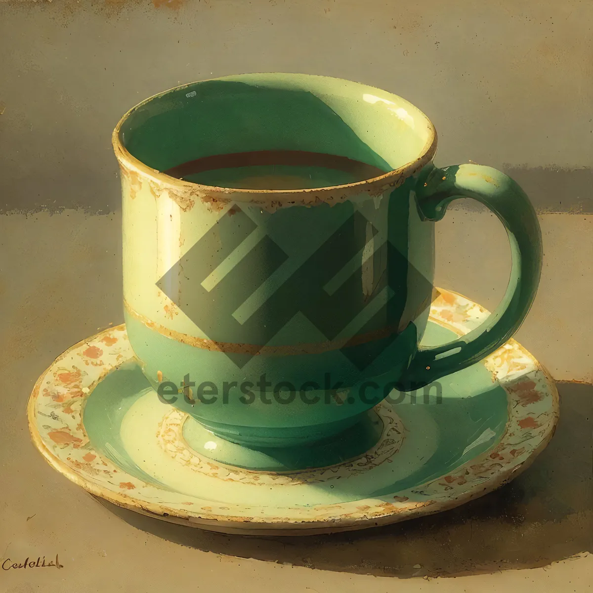 Picture of Morning Boost: Hot Cup of Energizing Coffee