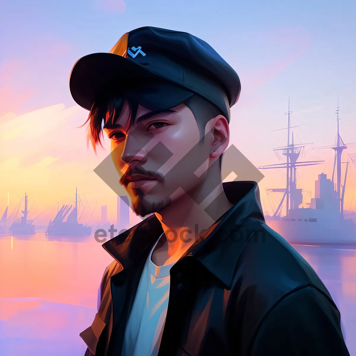 Picture of Happy Smiling Businessman in Professional Suit