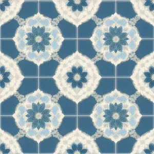 Vintage winter snowflake damask textile pattern decor.