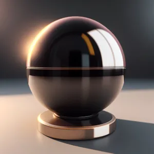 Glass Sorcerer Icon - Shiny 3D Sphere Design