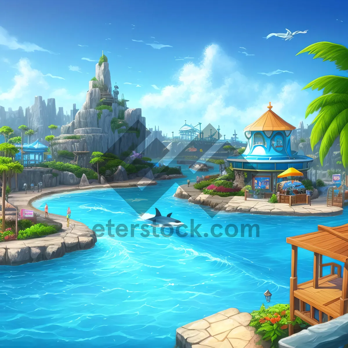 Picture of Paradise Oasis: Serene Beachfront Villa with Pool