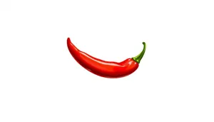 Colorful Spicy Vegetable Hot Pepper Symbol