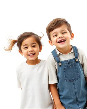 Happy Smiling Boy Portrait in Studio Setting