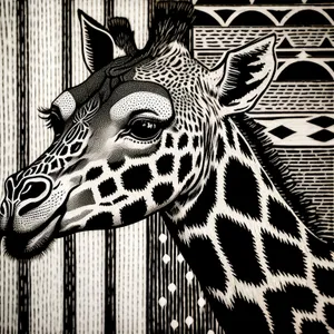 Wild Menagerie: Zebra and Giraffe Encounter.