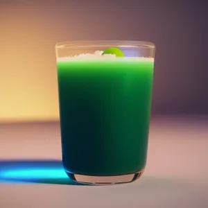 Refreshing Fruit Cocktail in a Glass