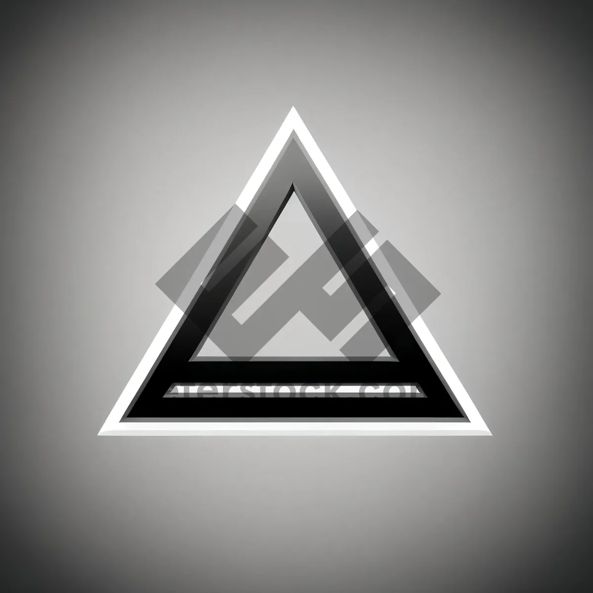 Picture of Shiny Pyramid Design Icon