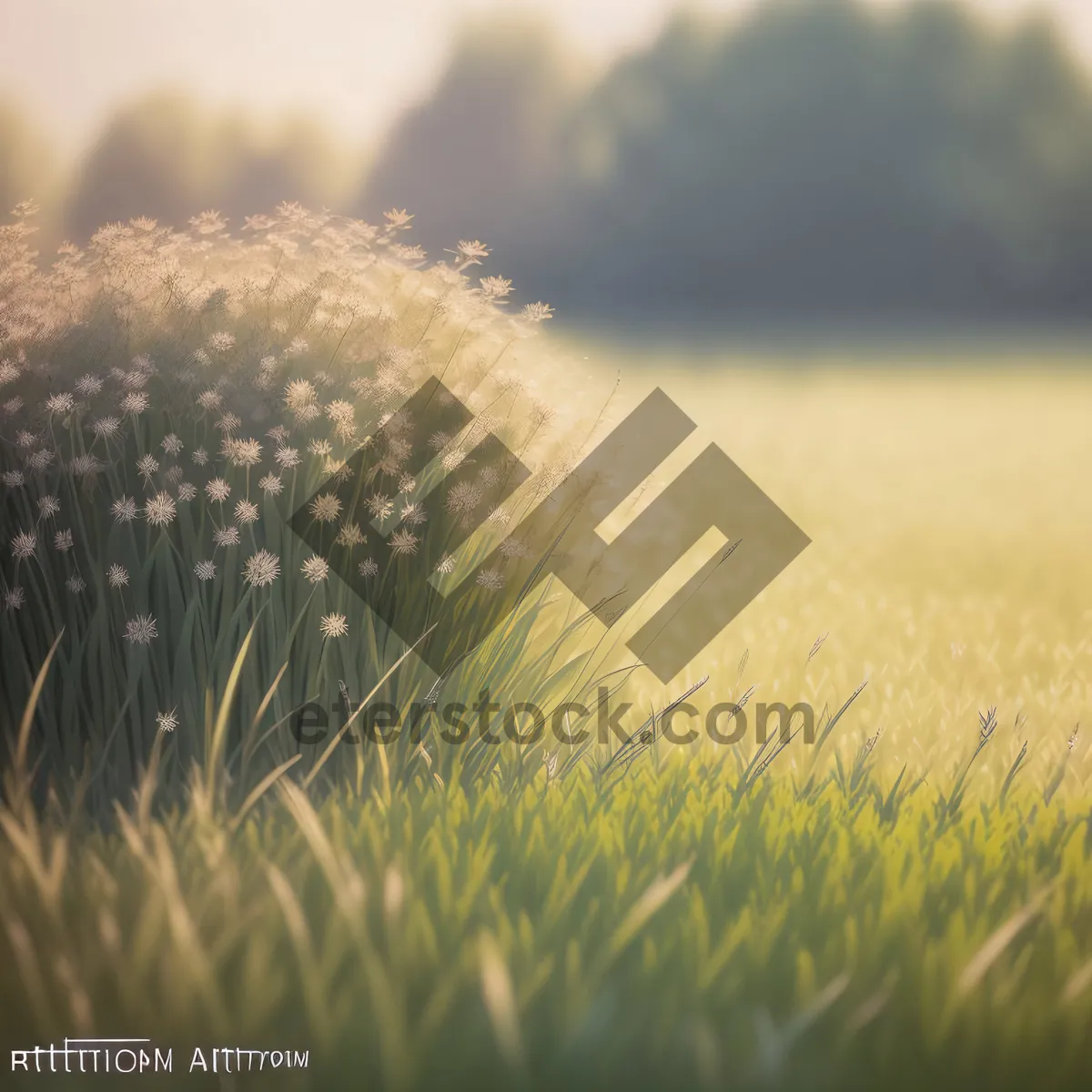 Picture of Golden Waves of Wheat Under Sunny Sky