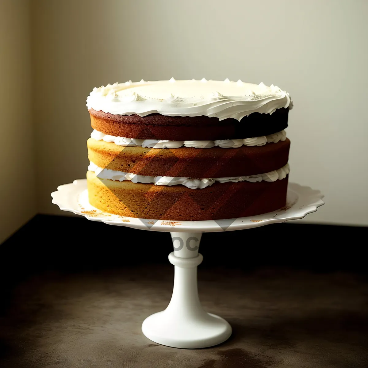 Picture of Indulgent Chocolate Trifle with Whipped Cream and Wine