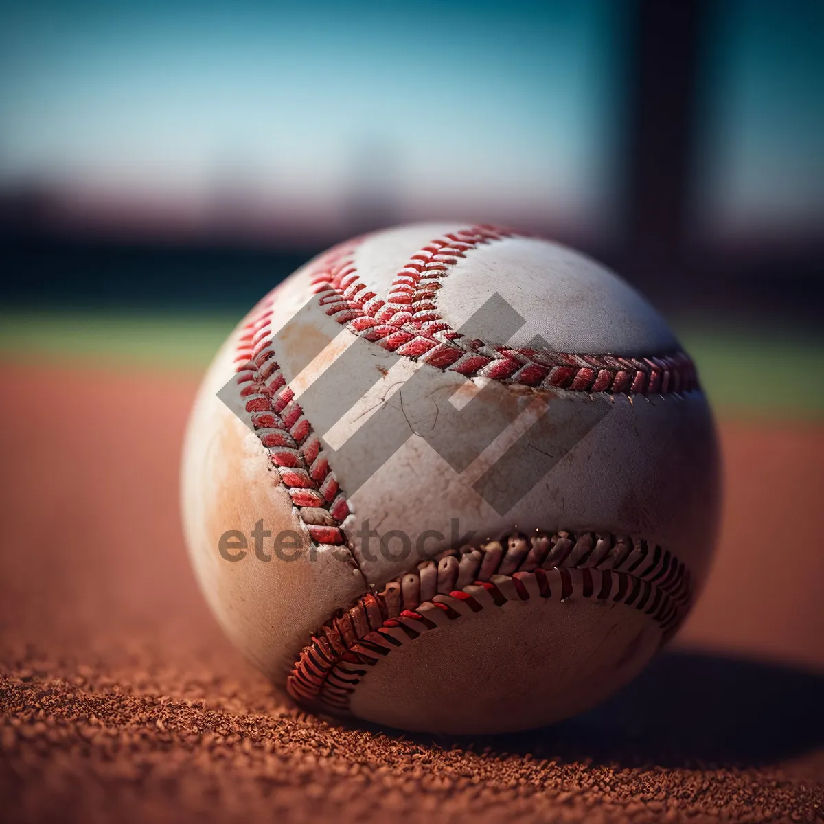 Picture of Baseball Glove on Green Grass