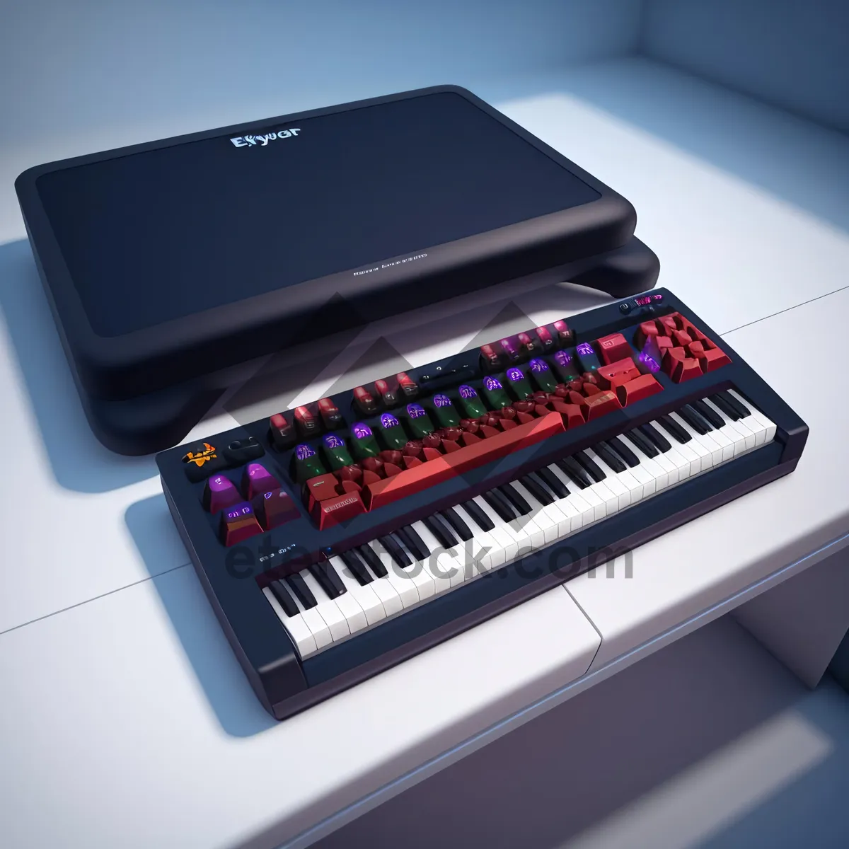 Picture of Electronic Synthesizer Keyboard: Powerful Music Creation Technology