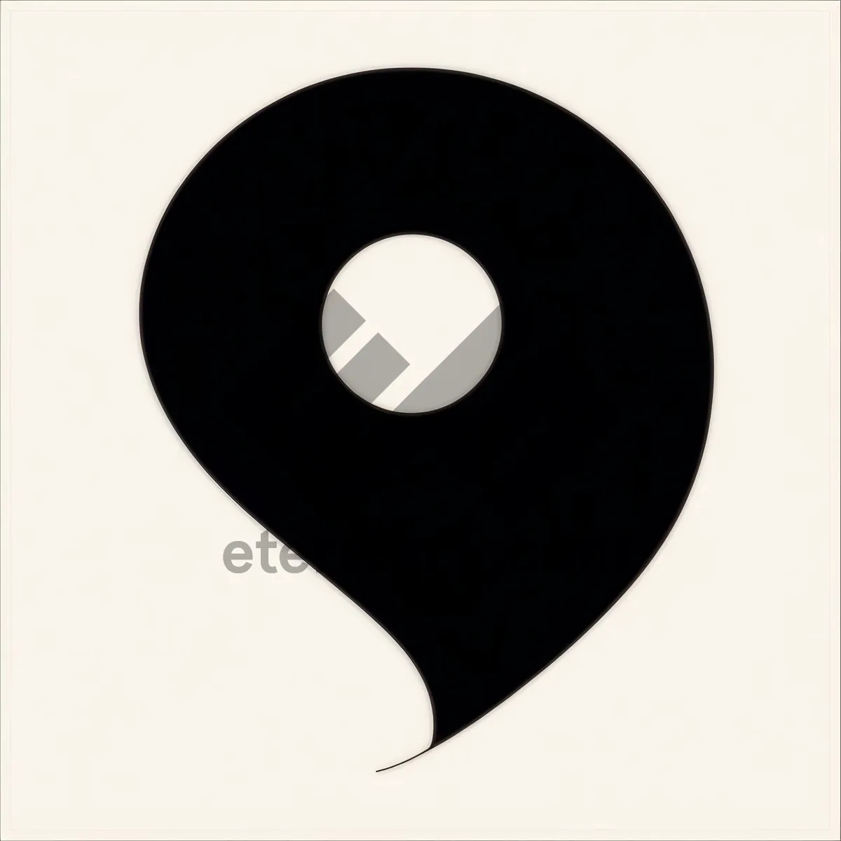 Picture of Memory Melodies: Black Magnetic Disk Sound Symbol