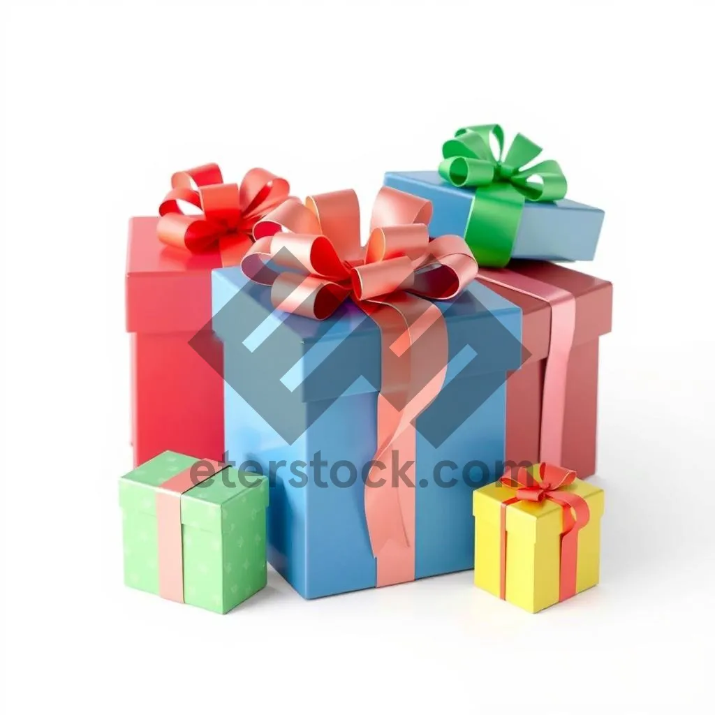 Picture of Festive Valentine's Day Gift Wrapping Box with Bow