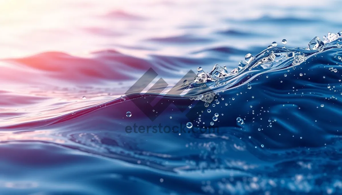 Picture of Refreshing Water Splash Background for Hygiene Concept