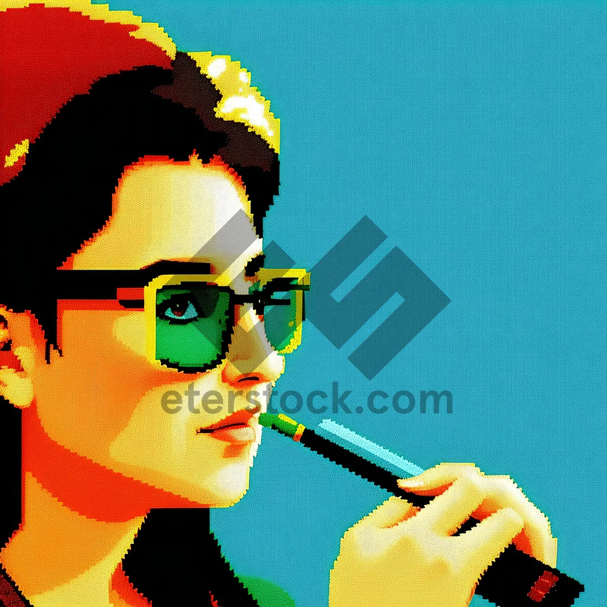 Picture of Whistling Beauty with Goggles