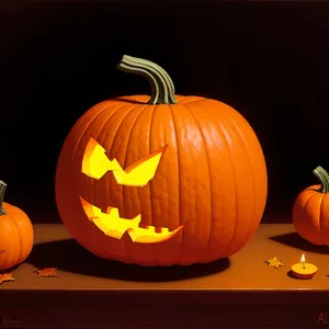 Spooky Autumn Lanterns: Carved Jack-O'-Lantern Decorations