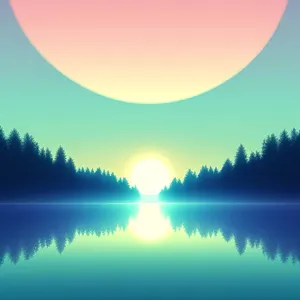 Enchanting Night Sky with Moon and Stars