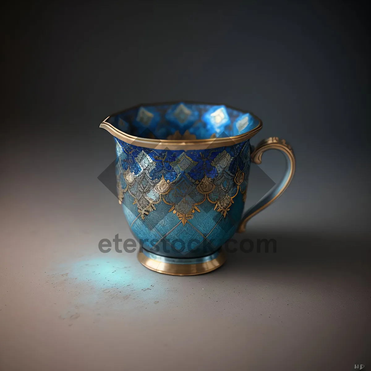 Picture of Hot Cup of Morning Tea in Ceramic Mug