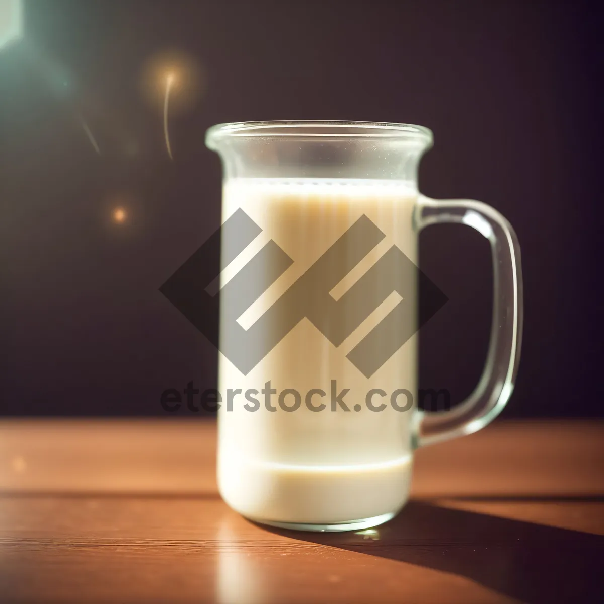 Picture of Hot Coffee in a Glass Mug