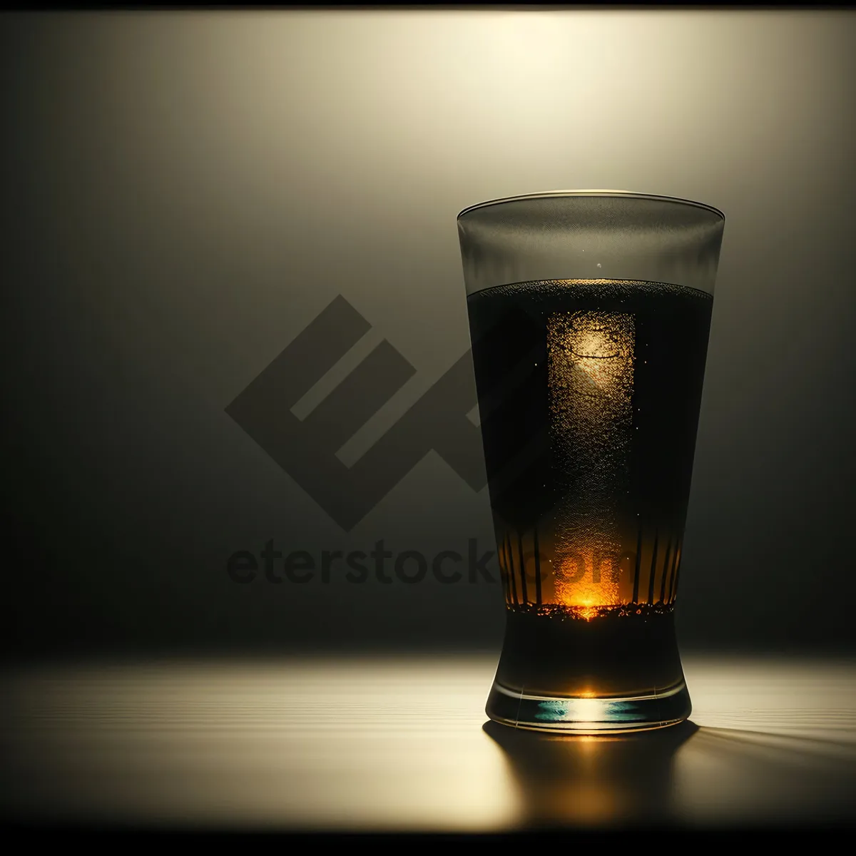 Picture of Refreshing Cold Beer in Frosted Glass