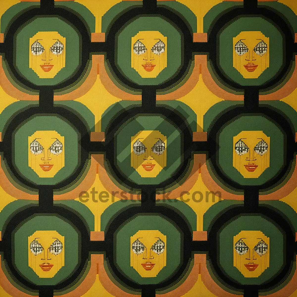 Picture of Modern web icons set with circle design