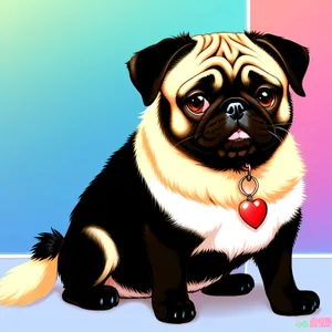 Pug-licious Wrinkle Buddy: Adorable Purebred Canine Companion