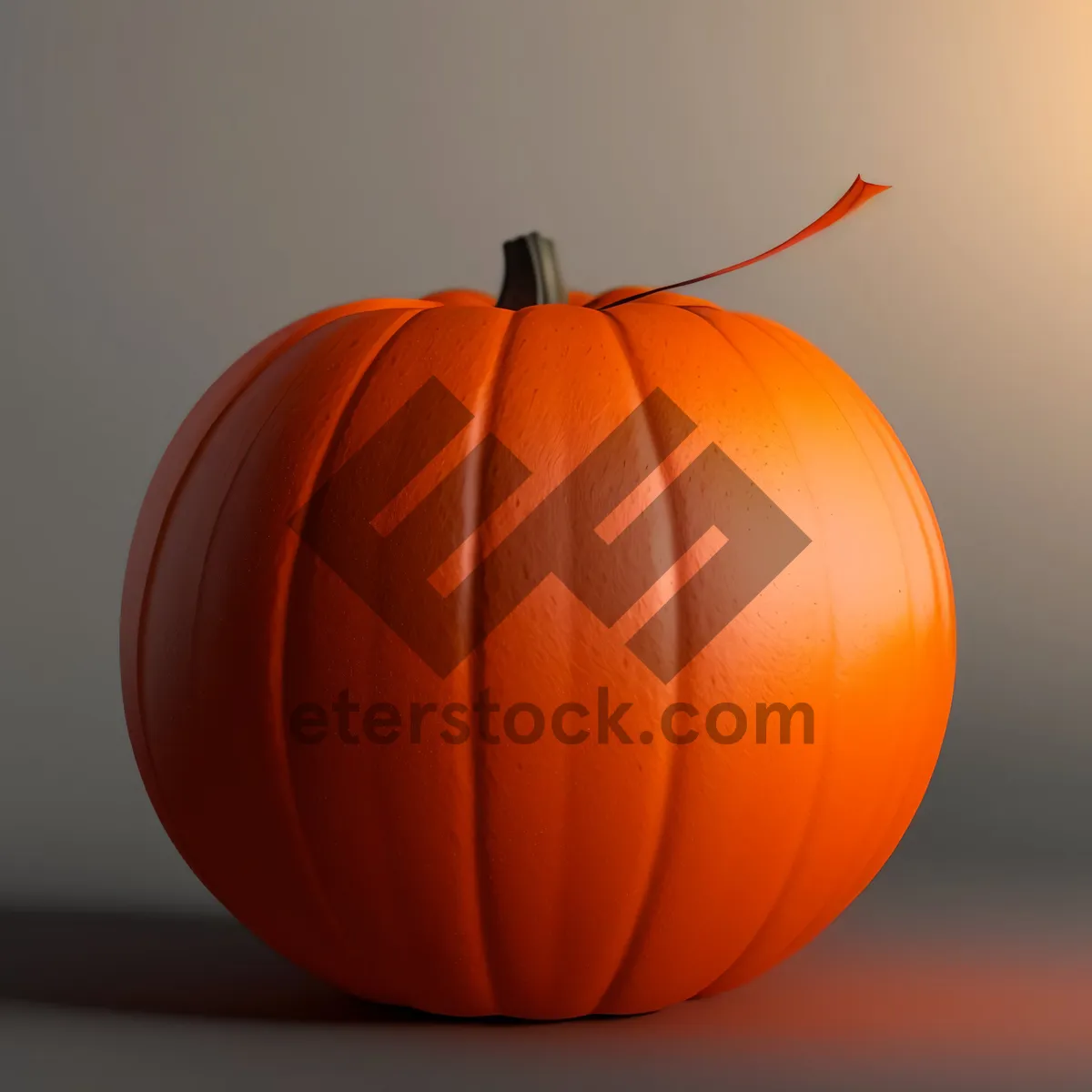 Picture of Autumn Harvest: Vibrant Orange Pumpkins and Squash