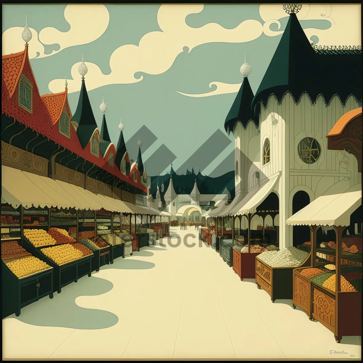 Picture of Silhouette of cheering crowd at bright nighttime stadium