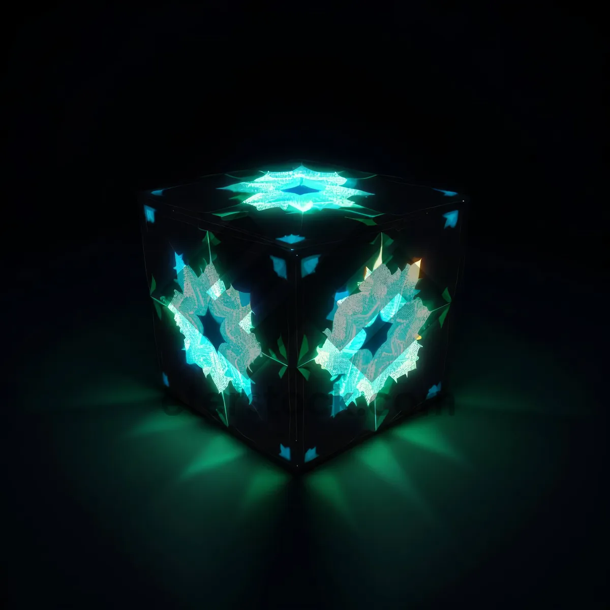 Picture of Black Glass Gem Digital Design