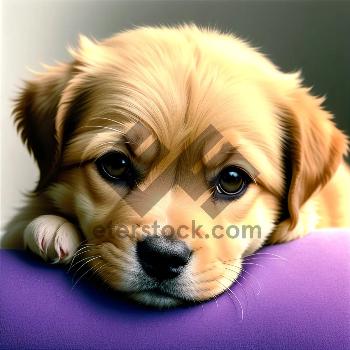 Picture of Golden Retriever Puppy - Adorable Sporting Companion