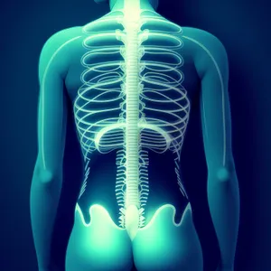 Anatomical Skeleton - Human Body Medical X-Ray Image