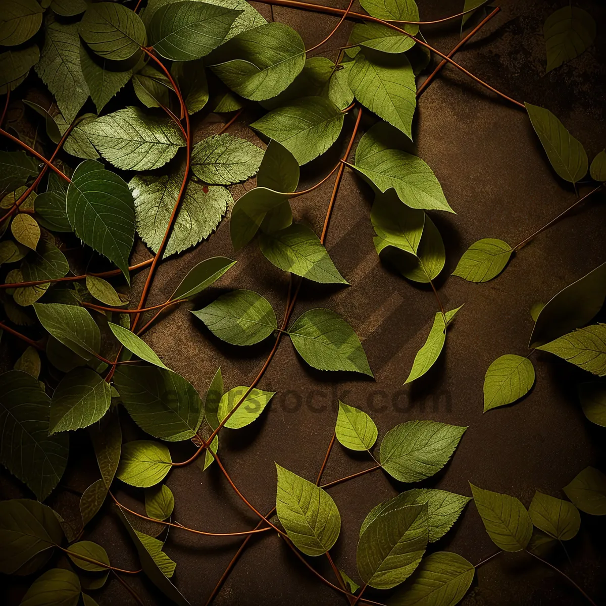 Picture of Vibrant Garden: Wallpaper featuring Smoke Tree and Common Wood Sorrel