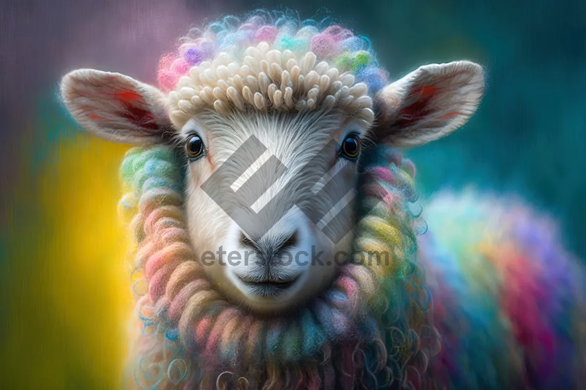 Picture of Wildlife farm animals headbull ram sheep