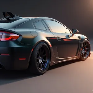 Speed Demon: A Luxury Sports Car in Motion