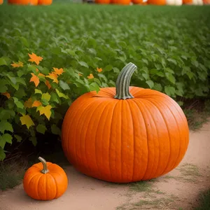 Colorful Pumpkin Patch Decor for Fall Harvest Festival