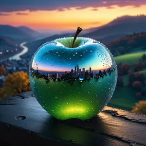 Juicy Red Apple - Fresh and Healthy Snack