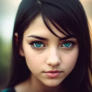 Stunning Brunette Model with Captivating Eyes
