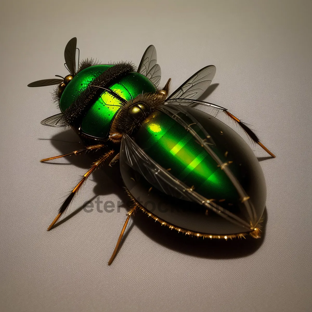 Picture of Close-up of a Leaf Beetle and its Antenna