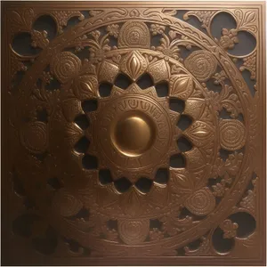 Gong Shield: Protective Percussion Art Design